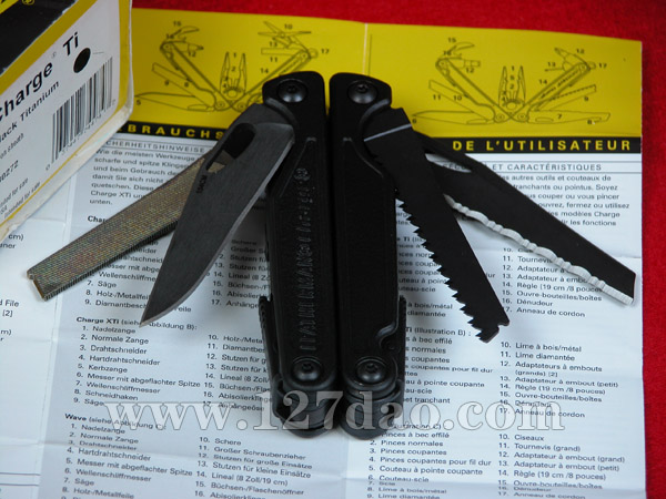 莱泽蔓LEATHERMAN TI超智(黑钛军版)