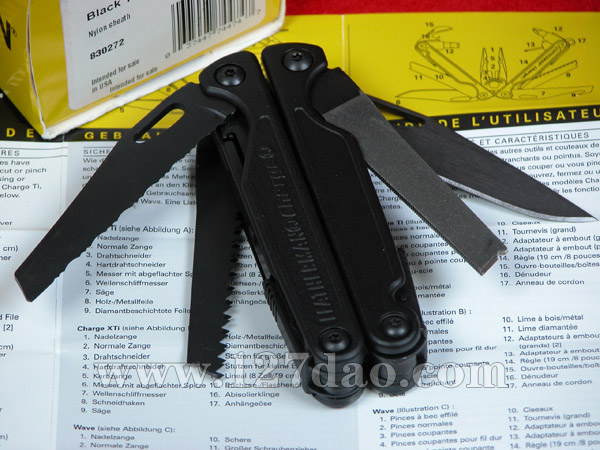 莱泽蔓LEATHERMAN TI超智(黑钛军版)