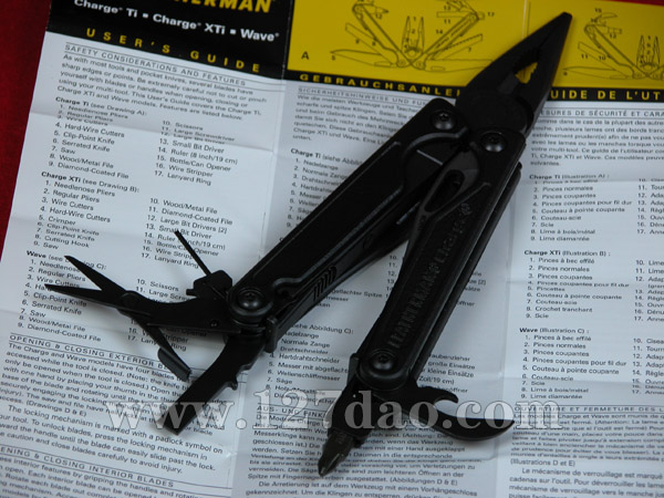 莱泽蔓LEATHERMAN TI超智(黑钛军版)