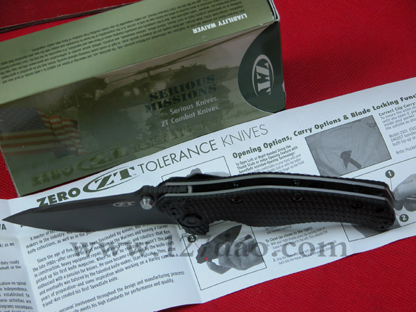 美国ZT卡梭ZT0200战术刀
