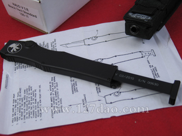 美国微技术MICROTECH HALO-V-T2010版黑色T头