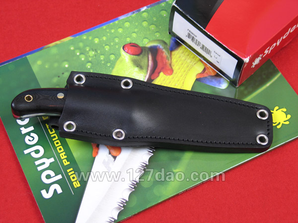美国蜘蛛SPYDERCO FB26GP一体直刀 127名刀网
