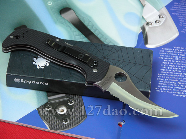 美国蜘蛛SPYDERCO C63GPS 127名刀网
