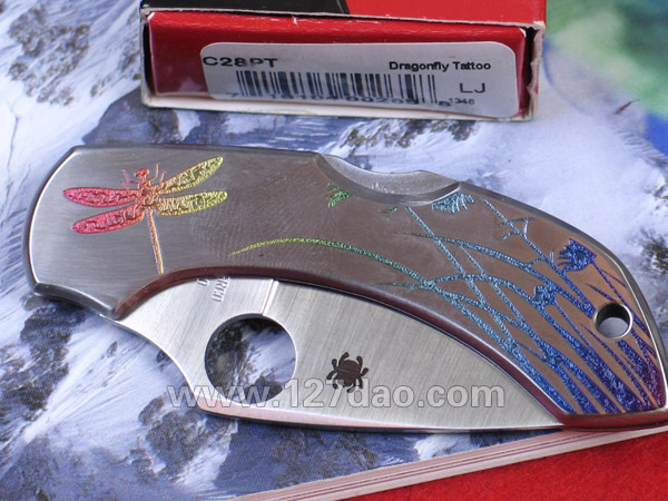美国蜘蛛SPYDERCO C28PT小蜻蜓 127名刀网