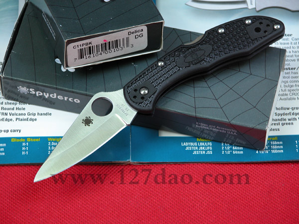 美国蜘蛛SPYDERCO C11PBK 127名刀网 美国蜘蛛SPYDERCO C11PBK 127名刀网
