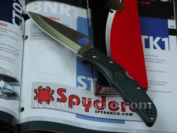 美国蜘蛛SPYDERCO C10PGRE 127名刀网 美国蜘蛛SPYDERCO C10PGRE 127名刀网
