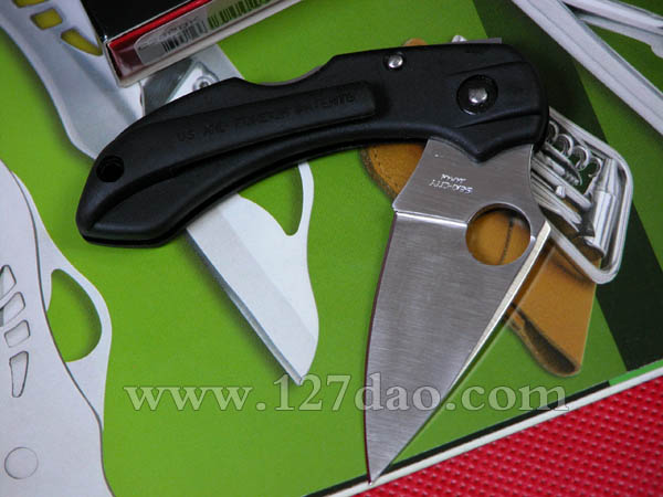 美国蜘蛛SPYDERCO C28PBK 127名刀网