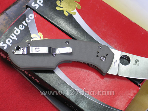 美国蜘蛛SPYDERCO 龙蝦折刀126GPFG 127名刀网