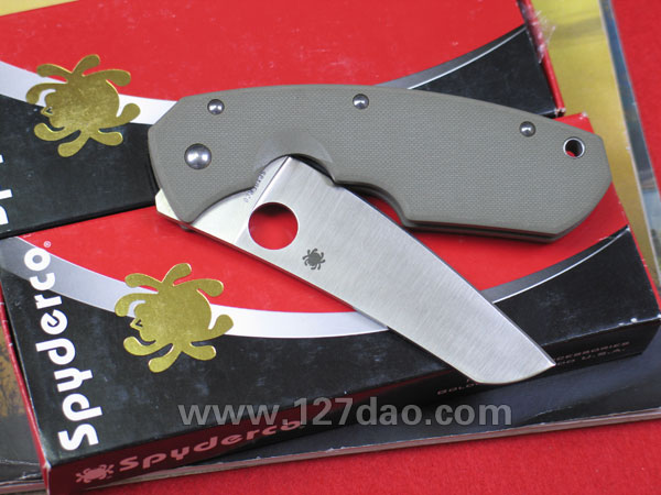美国蜘蛛SPYDERCO 龙蝦折刀126GPFG 127名刀网