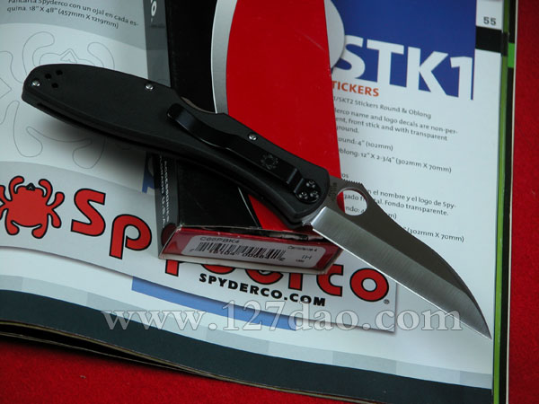 美国蜘蛛SPYDERCO C66PBK4 127名刀网