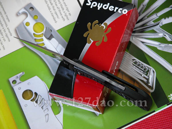 美国蜘蛛SPYDERCO C28PBK 127名刀网