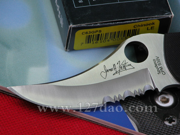 美国蜘蛛SPYDERCO C63GPS 127名刀网