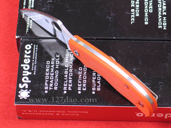 美国蜘蛛SPYDERCO C127 127名刀网