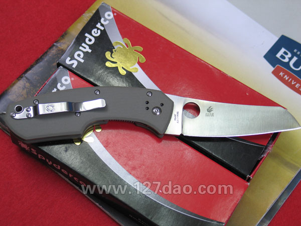 美国蜘蛛SPYDERCO 龙蝦折刀126GPFG 127名刀网
