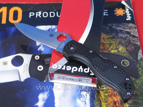 美国蜘蛛SPYDERCO C90PBK全刃 127名刀网 美国蜘蛛SPYDERCO C90PBK全刃 127名刀网