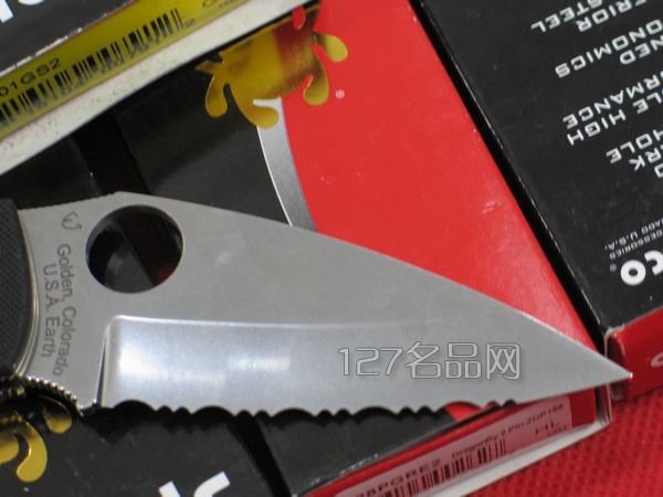 美国蜘蛛SPYDERCO C101GS2马尼克斯2代 127名刀网