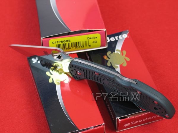 美国蜘蛛SPYDERCO C11PSGRE 127名刀网