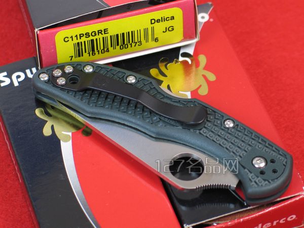 美国蜘蛛SPYDERCO C11PSGRE 127名刀网