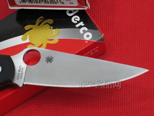 美国蜘蛛SPYDERCO C36GPLE左手版折 127名刀网
