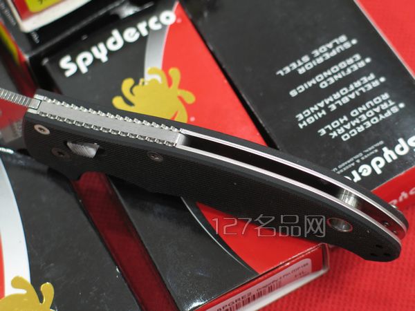 美国蜘蛛SPYDERCO C101GS2马尼克斯2代 127名刀网