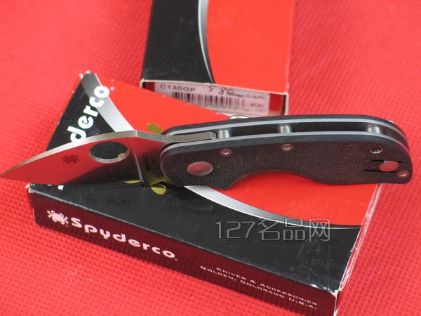 美国蜘蛛SPYDERCO C130GP随身刀 127名刀网