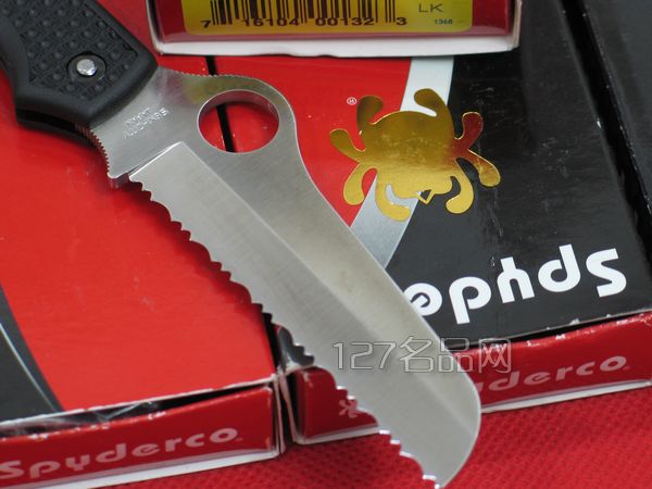 美国蜘蛛SPYDERCO C14SBK全齿救援者 127名刀网