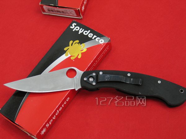 美国蜘蛛SPYDERCO C36GPLE左手版折 127名刀网