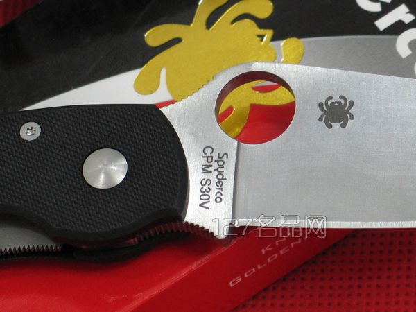 美国蜘蛛SPYDERCO C36GPLE左手版折 127名刀网