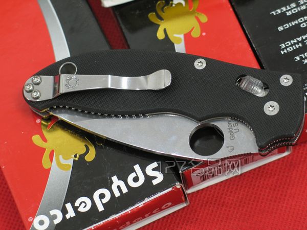 美国蜘蛛SPYDERCO C101GS2马尼克斯2代 127名刀网
