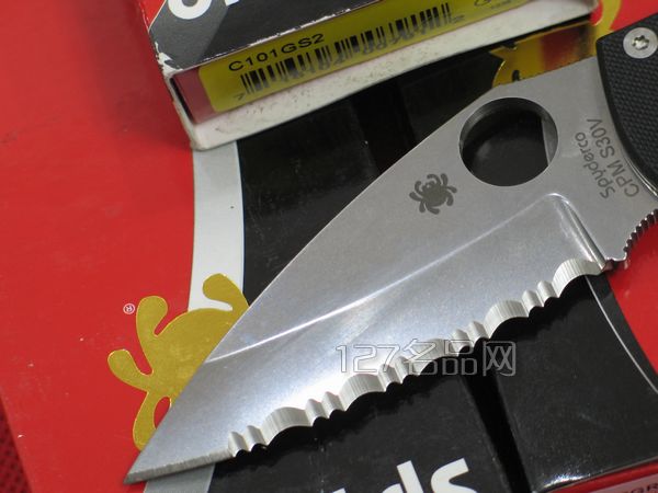 美国蜘蛛SPYDERCO C101GS2马尼克斯2代 127名刀网