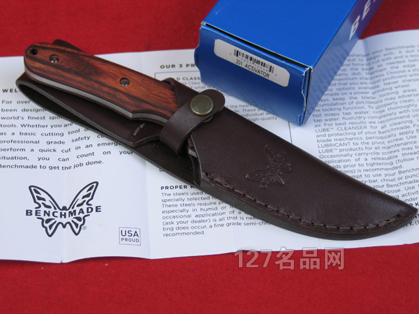 美国蝴蝶Benchmade 201经典直刀 美国蝴蝶Benchmade 201经典直刀