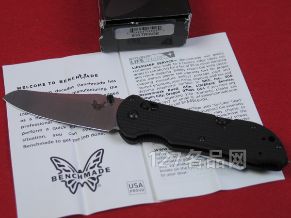 美国蝴蝶Benchmade 915三合一救援刀 美国蝴蝶Benchmade 915三合一救援刀
