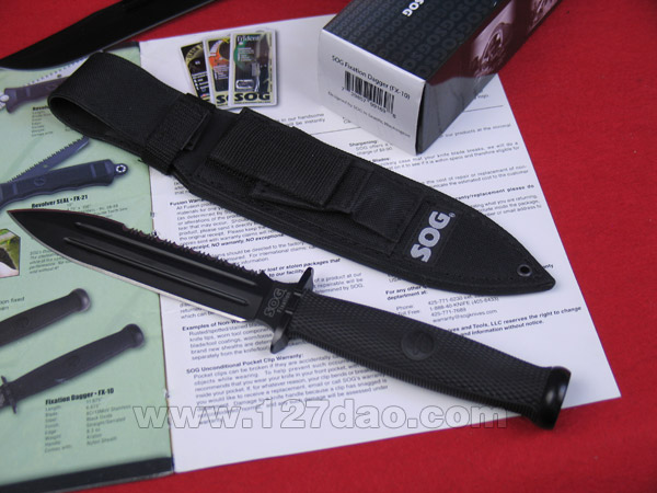 美国哨格SOG FX-10 攻击匕首 美国哨格SOG FX-10 攻击匕首