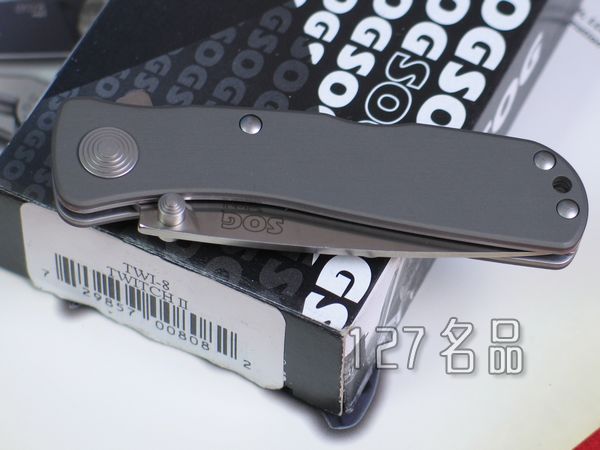 SOG哨格SOG索格TWI-8助力快开折刀 127名品网