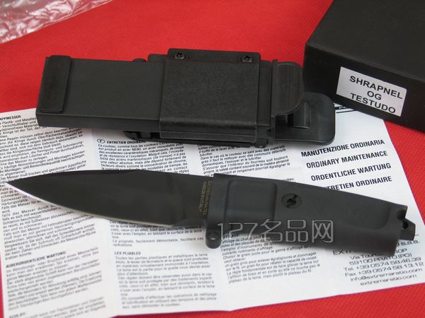 极端武力OG黑色枪榴弹战术直刀名刀127名品