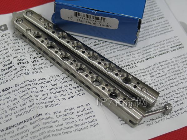美国蝴蝶 Benchmade 67T头甩刀