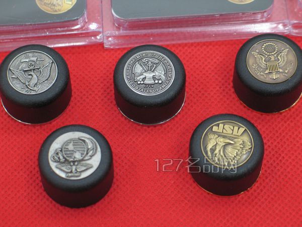 美国ASP鹰标金色边尾盖