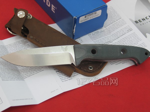 美国蝴蝶BENCHMADE 162野外求生战术直刀 美国蝴蝶BENCHMADE 162野外求生战术直刀