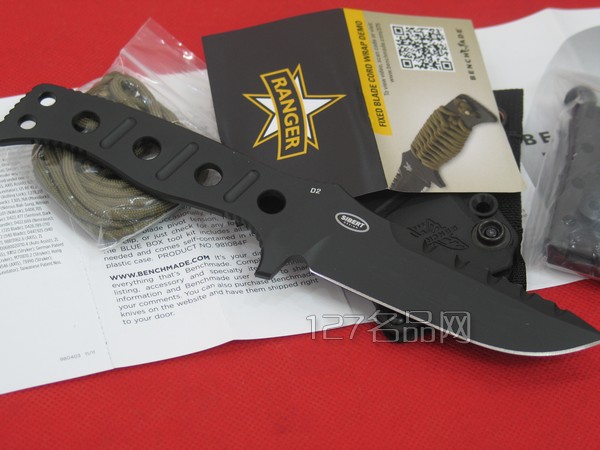 美国蝴蝶Benchmade 蝴蝶375BK 阿达玛斯战术直刀