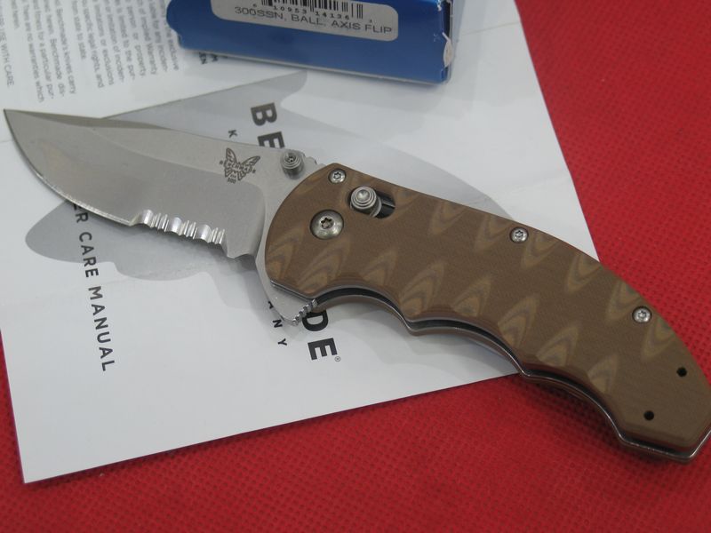 美国蝴蝶 Benchmade 300SSN半齿 美国蝴蝶 Benchmade 300SSN半齿