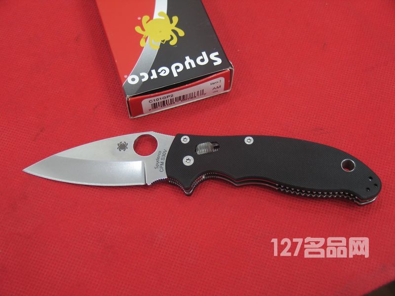 美国蜘蛛SPYDERCO C101GP2全刃 127名刀网 美国蜘蛛SPYDERCO C101GP2全刃 127名刀网