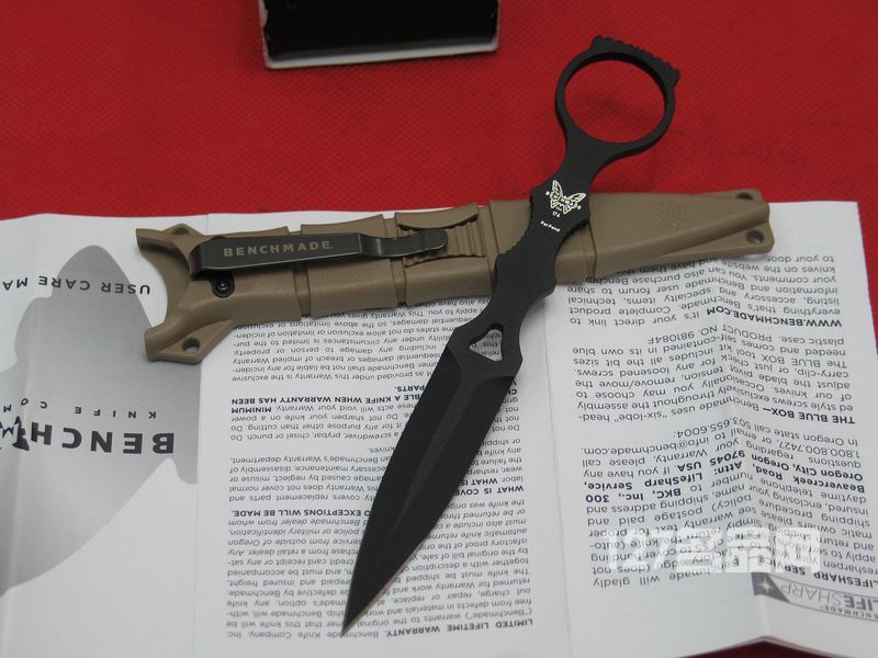美国蝴蝶BENCHMADE 176BKSN刺型匕首 美国蝴蝶BENCHMADE 176BKSN刺型匕首
