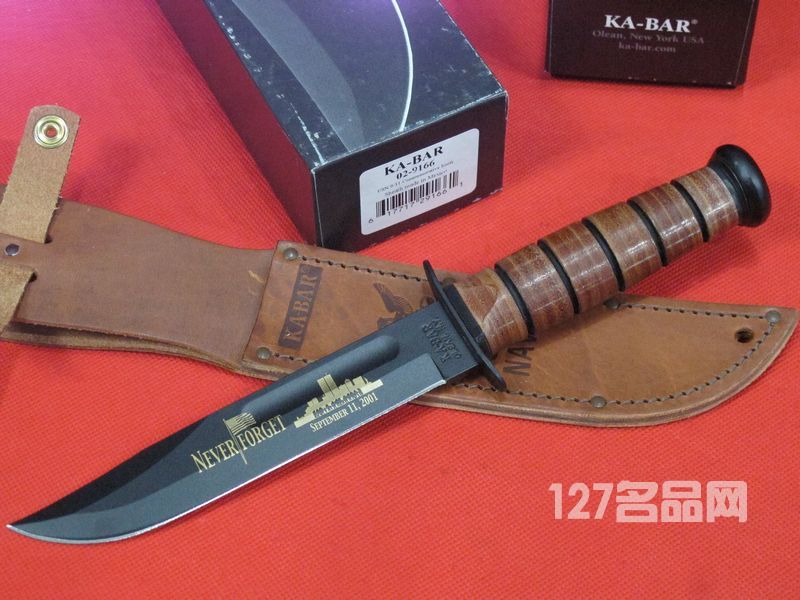美国卡巴KA-BAR 9166海军911纪念版