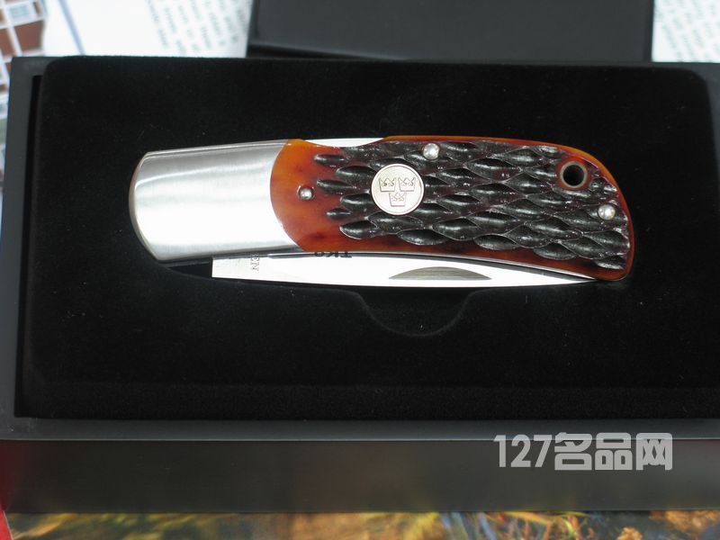 瑞典FK Fallkniven TK3JB 皇家手工野生黄牛骨柄礼盒折刀