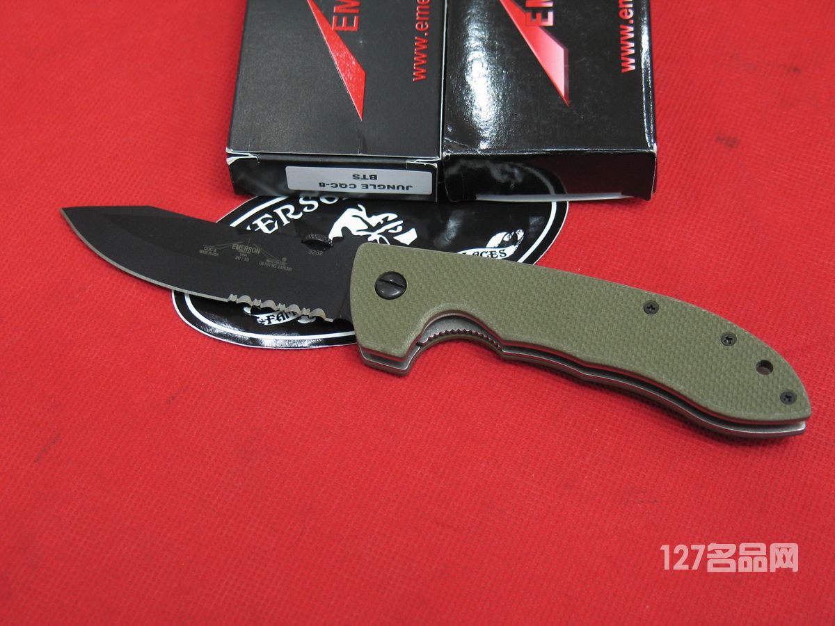 美国爱默森Emerson CQC-8丛林战术折刀 美国爱默森Emerson CQC-8丛林战术折刀