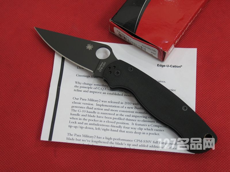 美国蜘蛛SPYDERCO C81GPBK2军用伞兵刀2代 美国蜘蛛SPYDERCO C81GPBK2军用伞兵刀2代