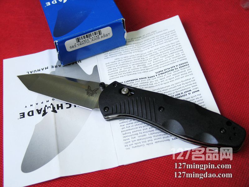 美国蝴蝶Benchmade 583助力T头快开折刀 美国蝴蝶Benchmade 583助力T头快开折刀