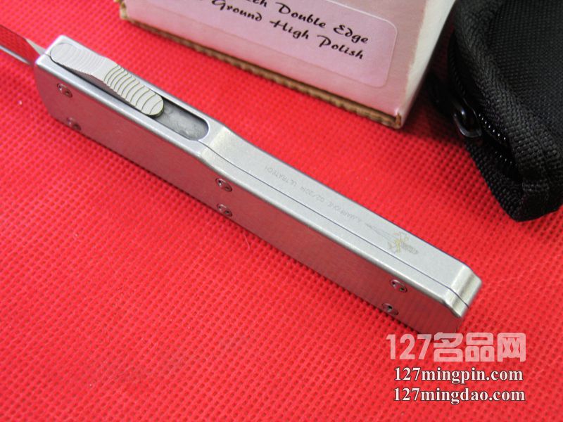 美国微技术MICROTECH OTF全钢柄镜面剑标双锋直跳