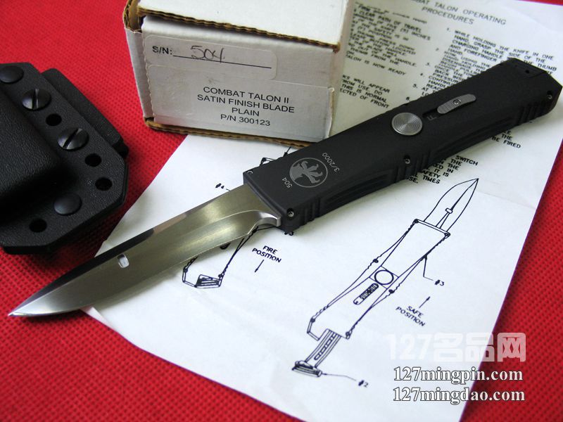 美国微技术MICROTECH Combat Talon II 2000款出埃及拉丝单锋直跳 美国微技术MICROTECH Combat Talon II 2000款出埃及拉丝单锋直跳