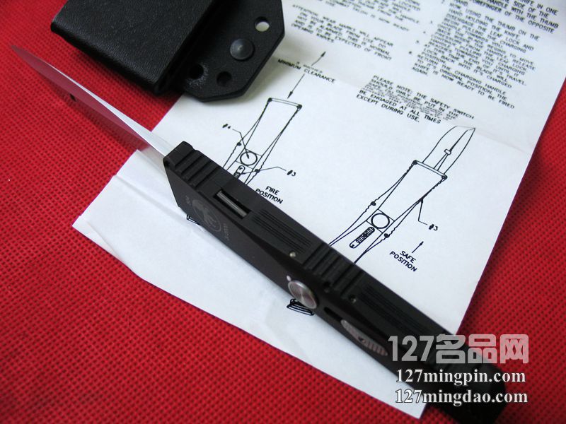 美国微技术MICROTECH Combat Talon II 2000款出埃及拉丝单锋直跳